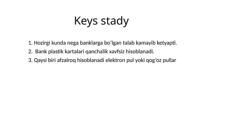 Banklarga Talab