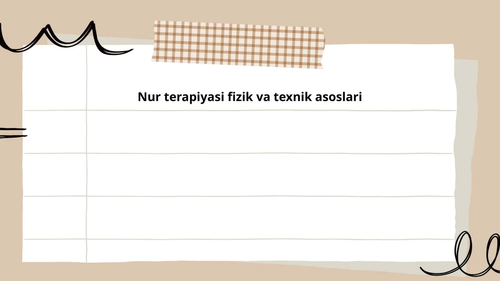 Nur terapiyasi fizik va texnik asoslari