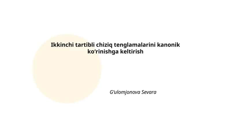 Kvadrat tenglamalar vatlari