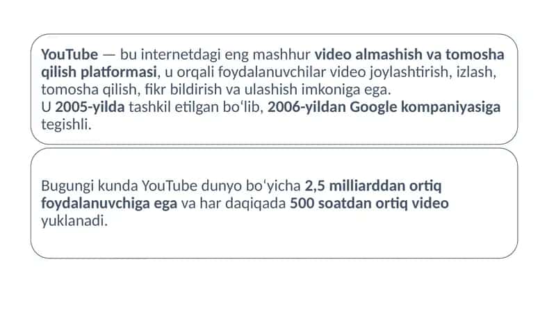 Raqamli Tarix You tube