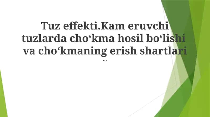 Tuz effekti