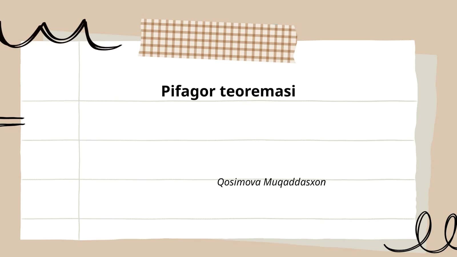 Pifagor teoremasi