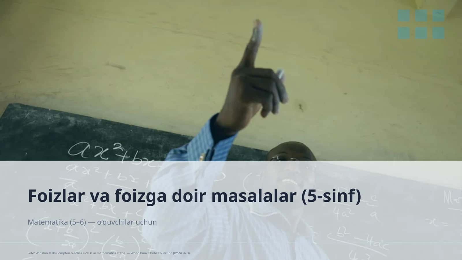 Foizlar va foizga doir masalalar (5-sinf)