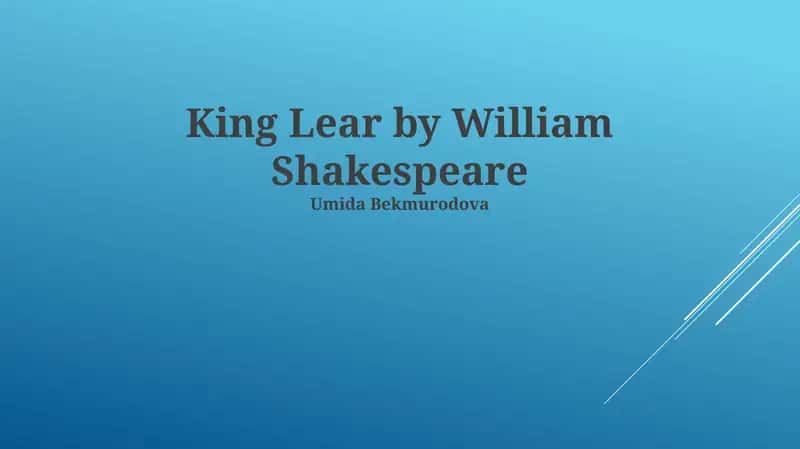 King Lear by William Shakespeare