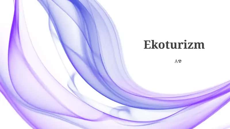Ekoturizm