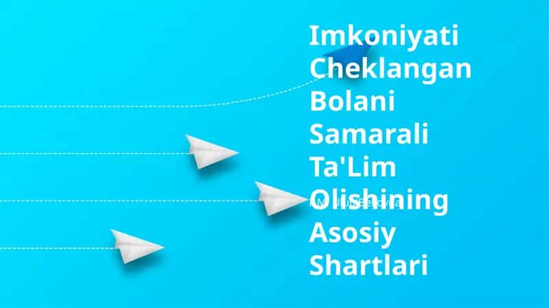 Imkoniyati Cheklangan Bolani Samarali Ta'lim Olishining Asosiy Shartlari