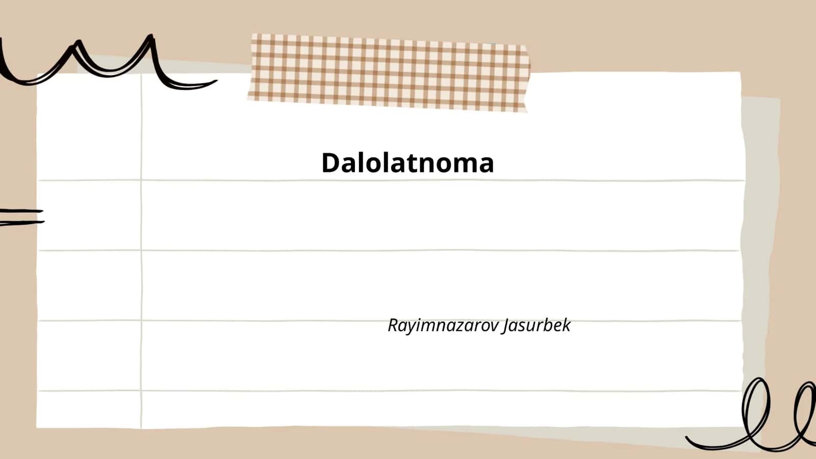 Dalolatnoma