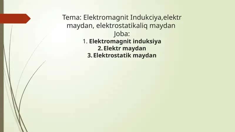 Elektromagnit Induksiya