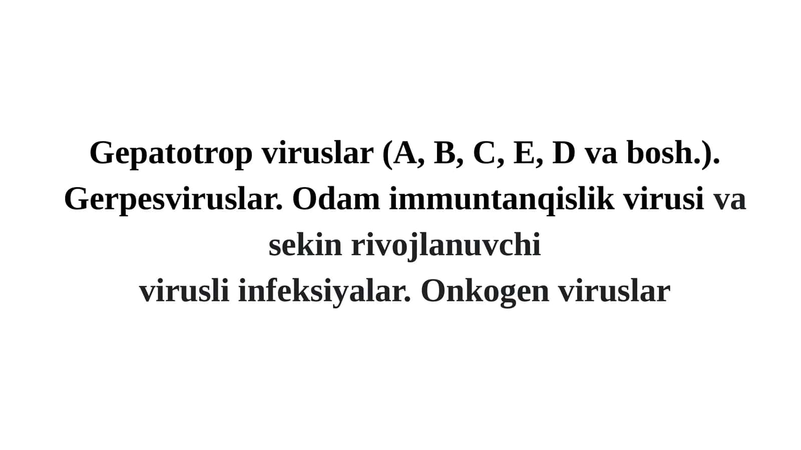Гепатит вируслари