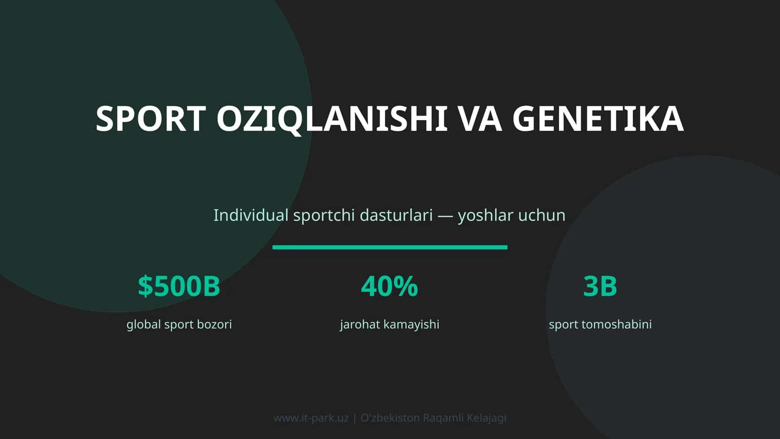 Sport oziqlanishi va genetika