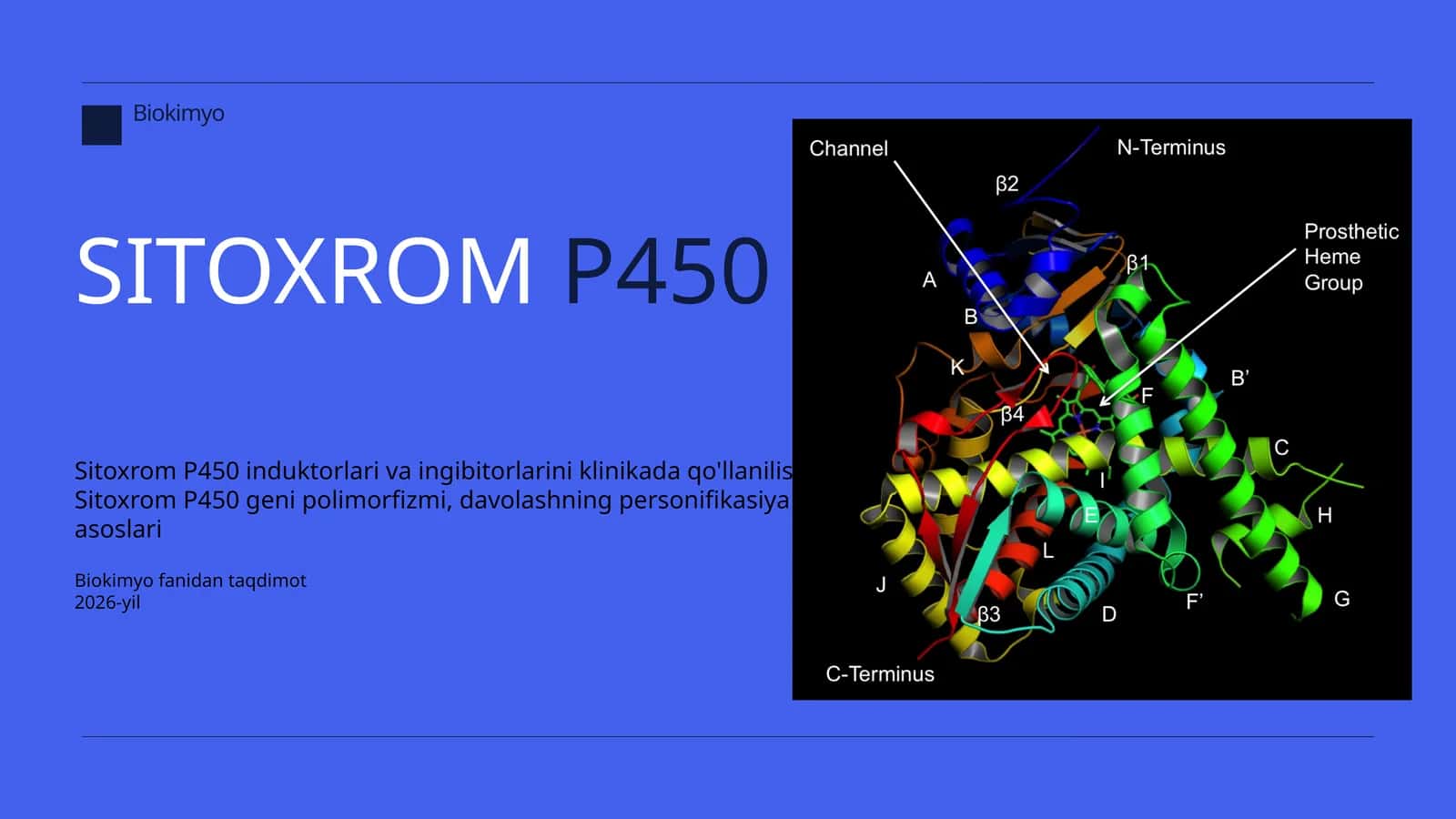 Sitoxrom P450 induktorlari va ingibitorlarini klinikada qo'llanilishi