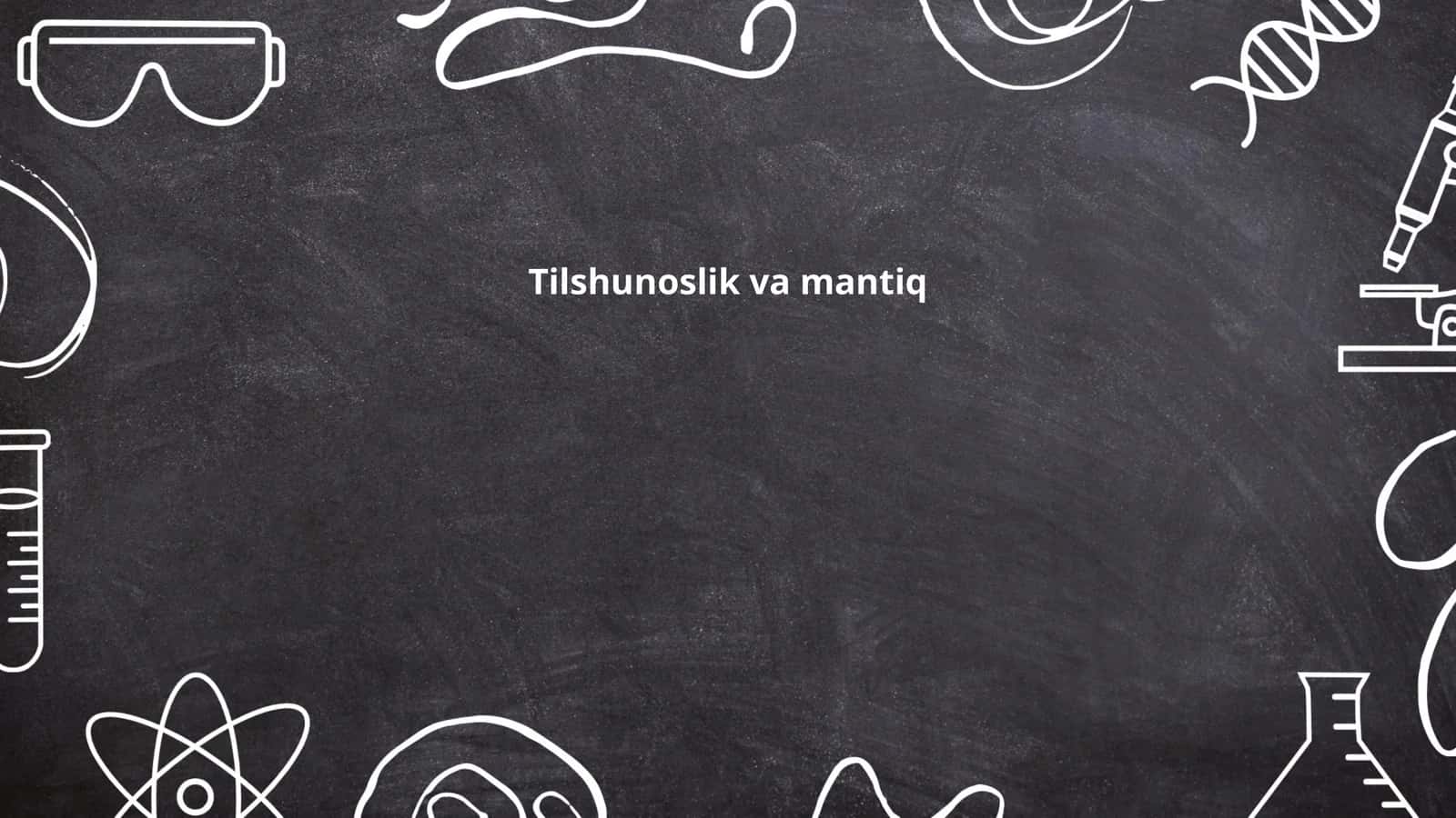 Tilshunoslik va mantiq