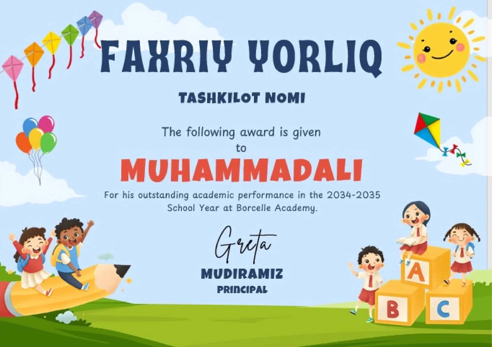 FAXRIY YORLIQ