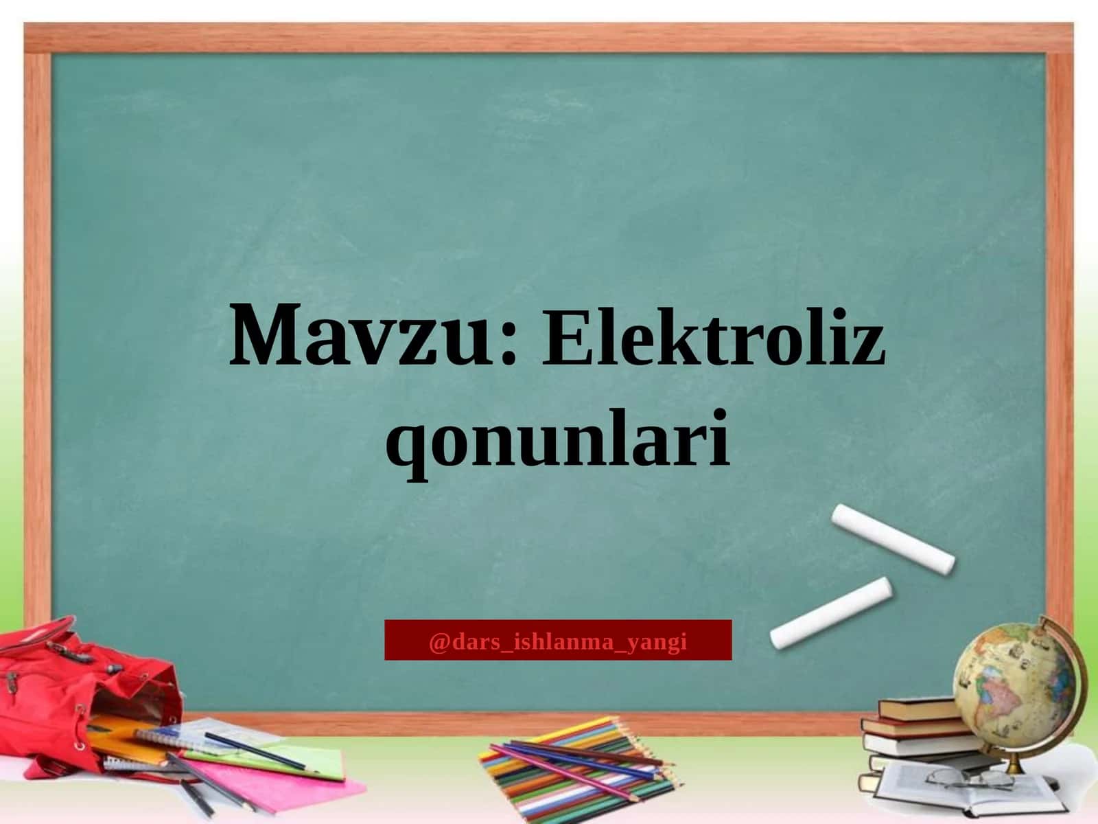 Elektroliz qonunlari