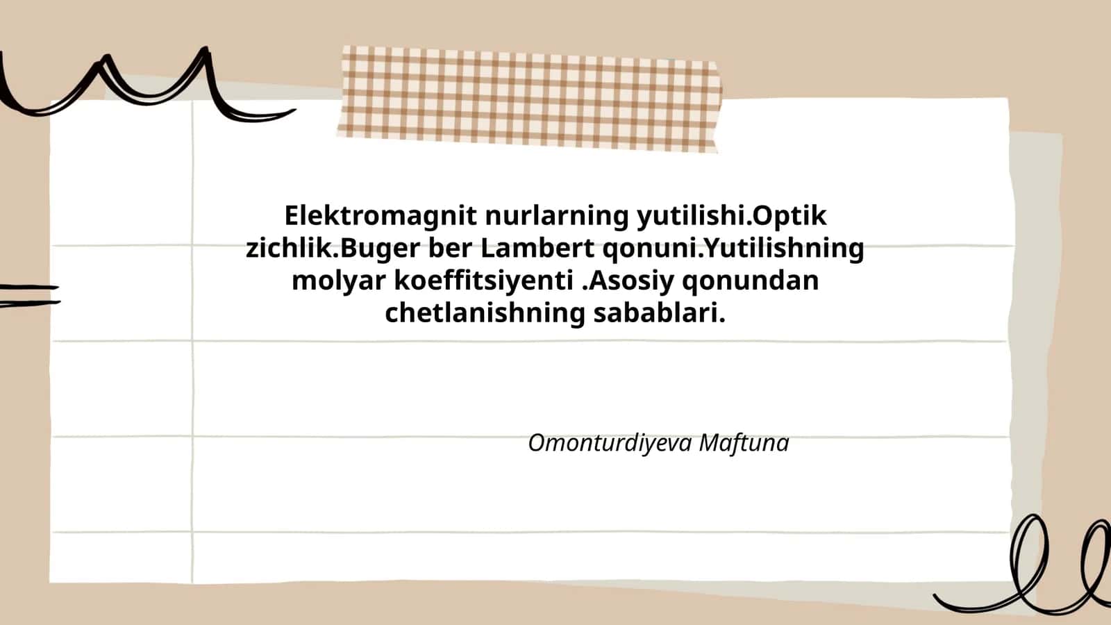 Elektromagnit nurlarning yutilishi