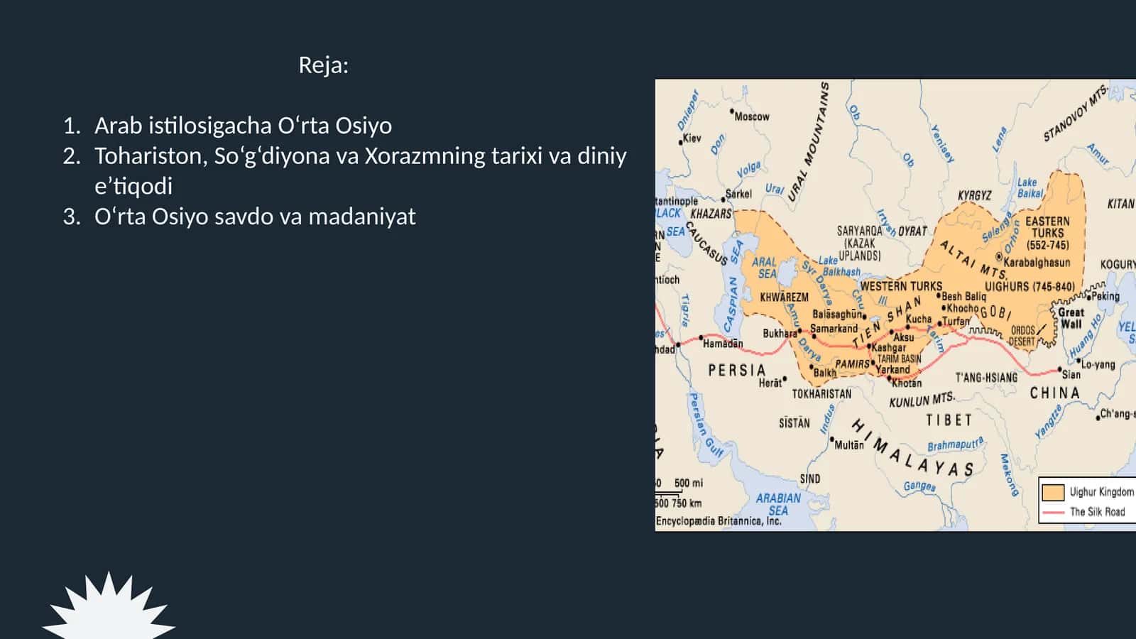 O‘rta Osiyo savdo va madaniyat
