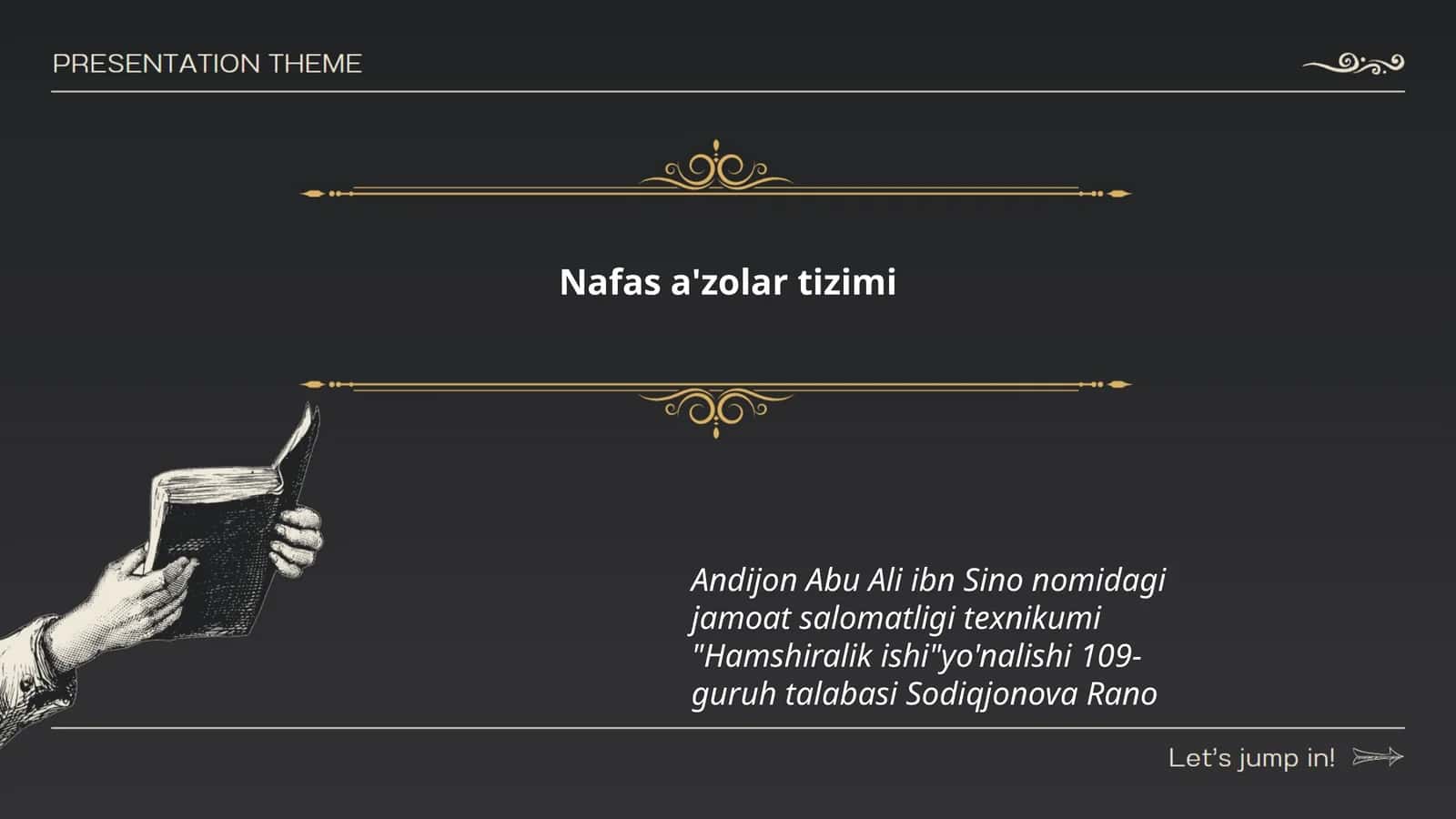 Nafas a'zolar tizimi