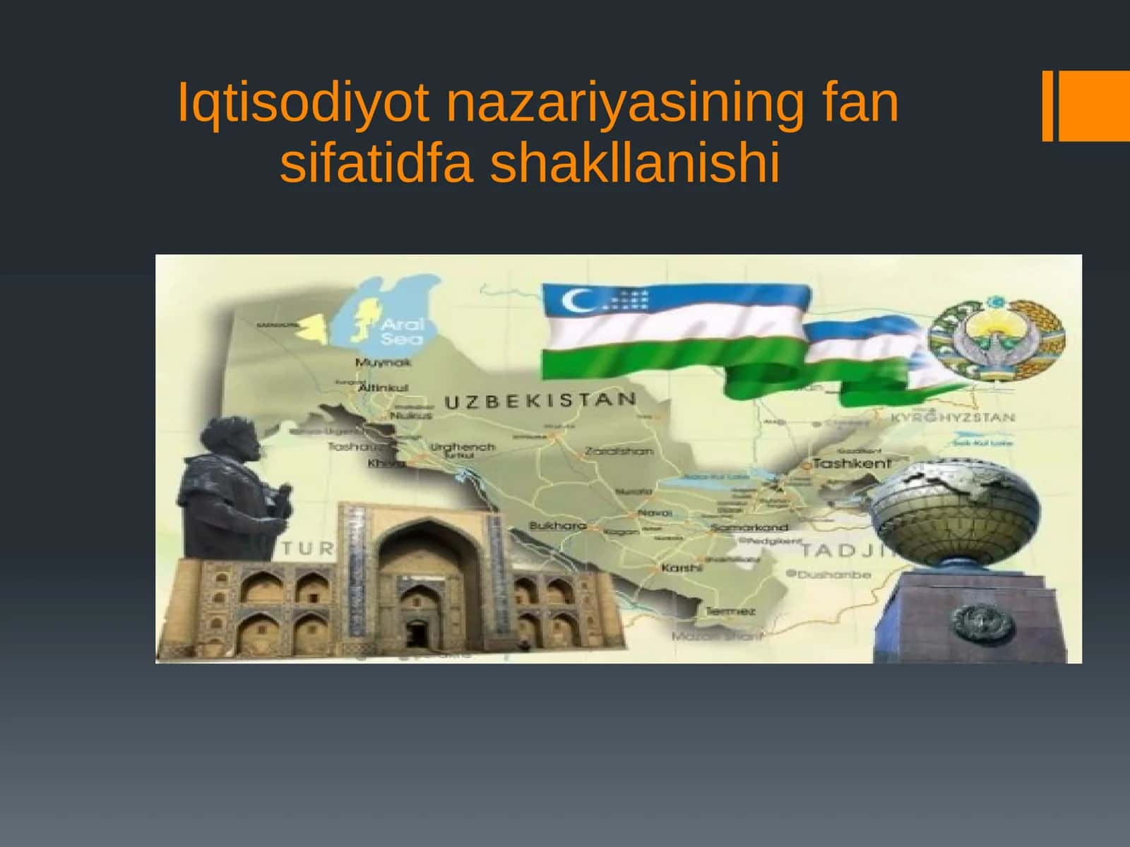 Iqtisodiyot nazariyasining fan sifatidfa shakllanishi