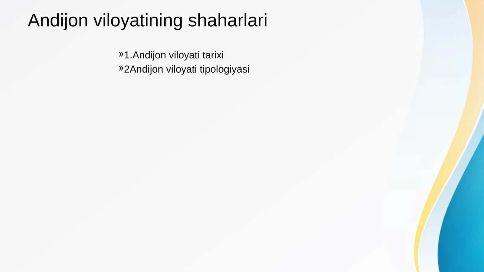 Andijon viloyatining shaharlari
