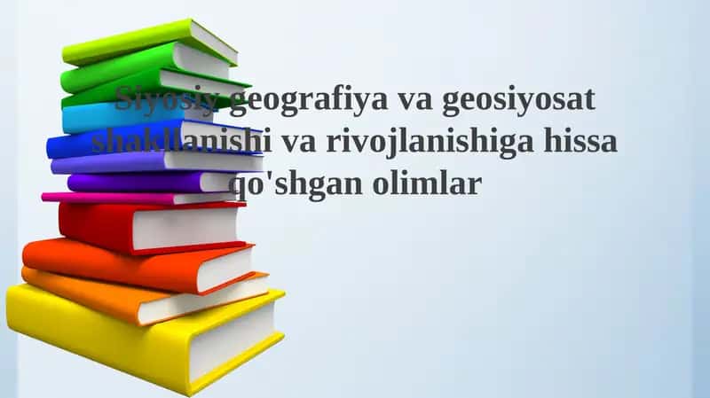 Siyosiy geografiya va geopolitika