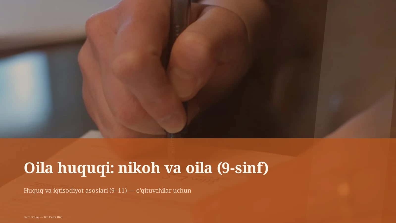 Huquq va iqtisodiyot asoslari (9–11)