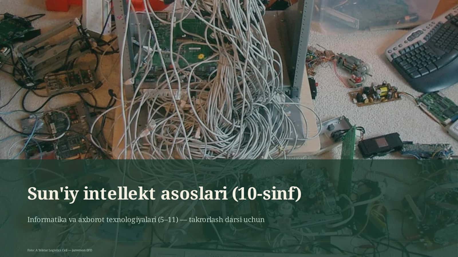 Sun'iy intellekt asoslari (10-sinf)