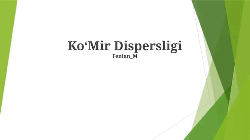 KoʻMir Dispersligi