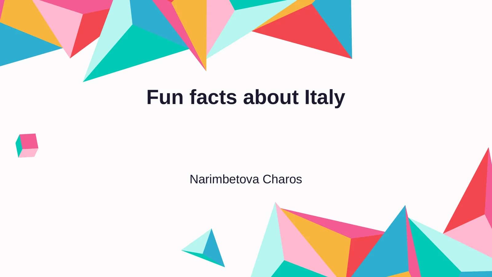 Fun facts about Italy