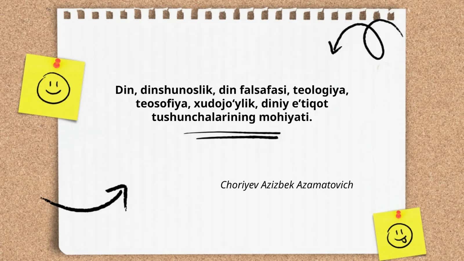 Diniy eʼtiqot tushunchalarining mohiyati