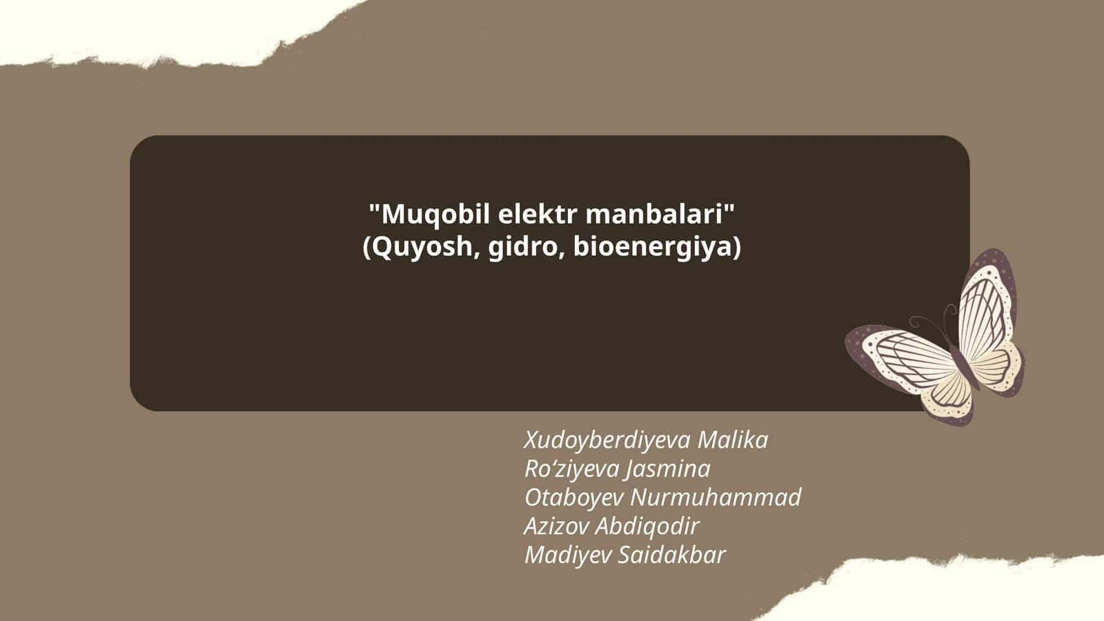 Muqobil elektr manbalari