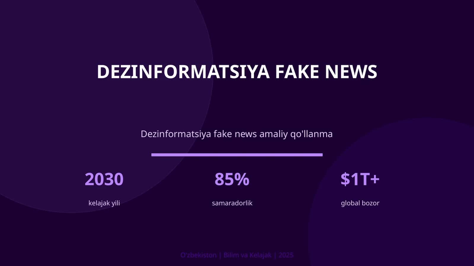 DEZINFORMATSIYA FAKE NEWS
