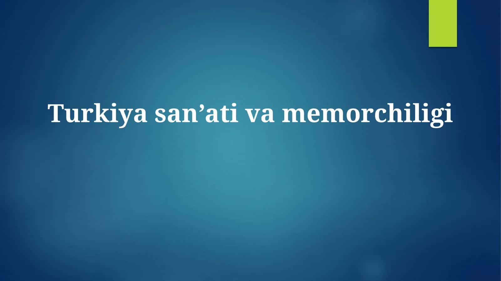 Turkiya san’ativamemorchiligi