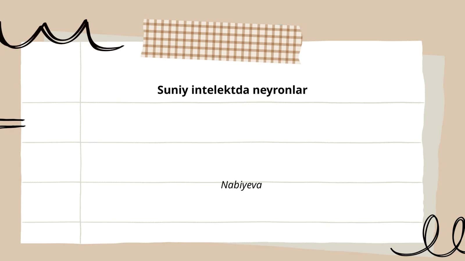Suniy intelektda neyronlar