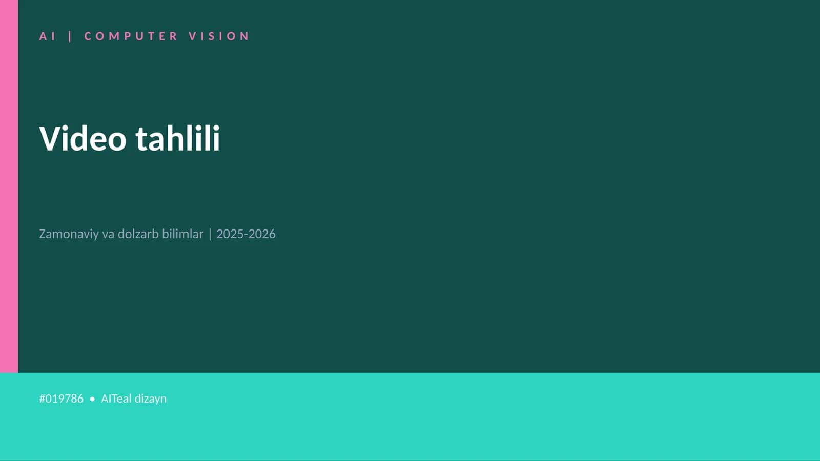 AI | COMPUTER VISION