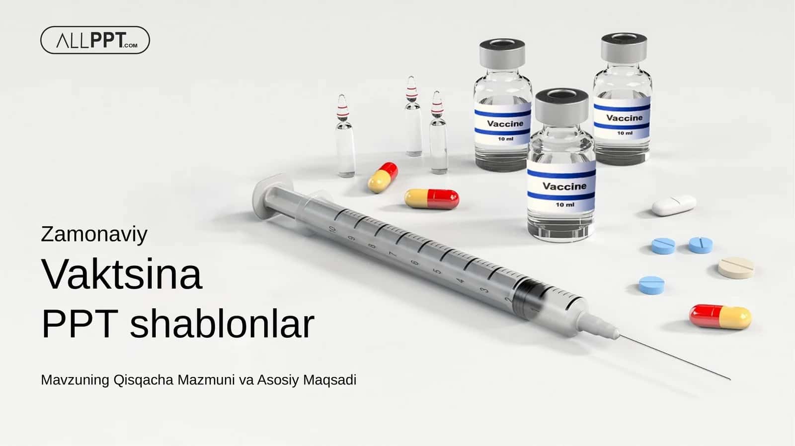 Vaksinalar Yaratish Texnologiyasi va Immunologiya Taqdimoti (48 Slayd)