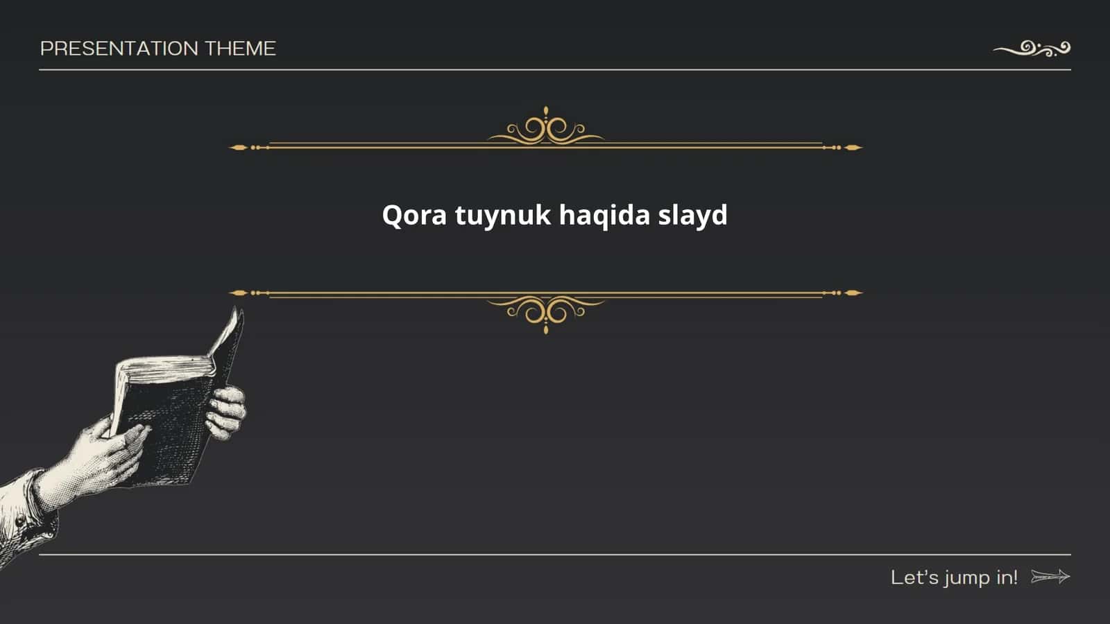Qora tuynuk haqida slayd