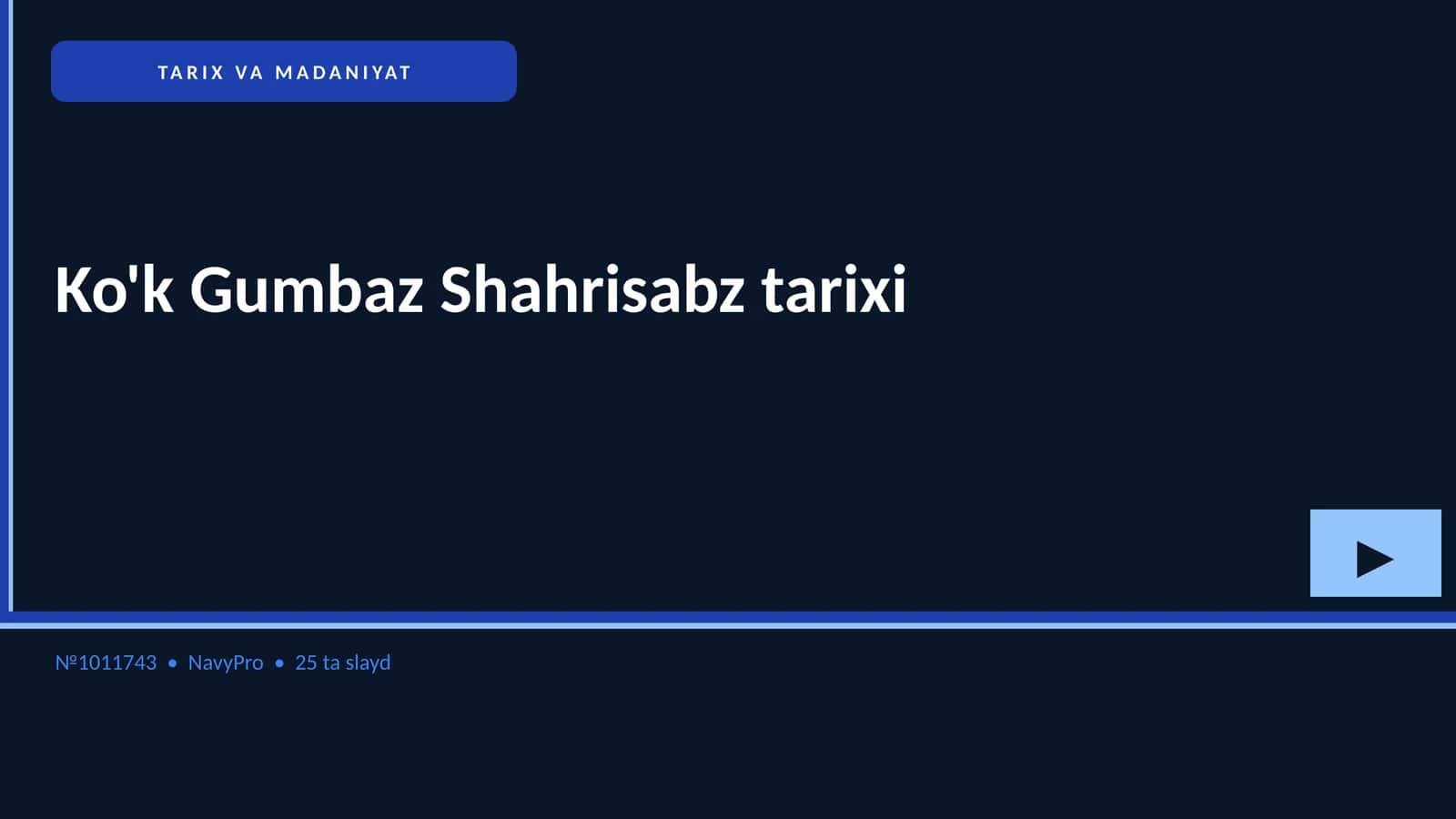 Ko'k Gumbaz Shahrisabz tarixi