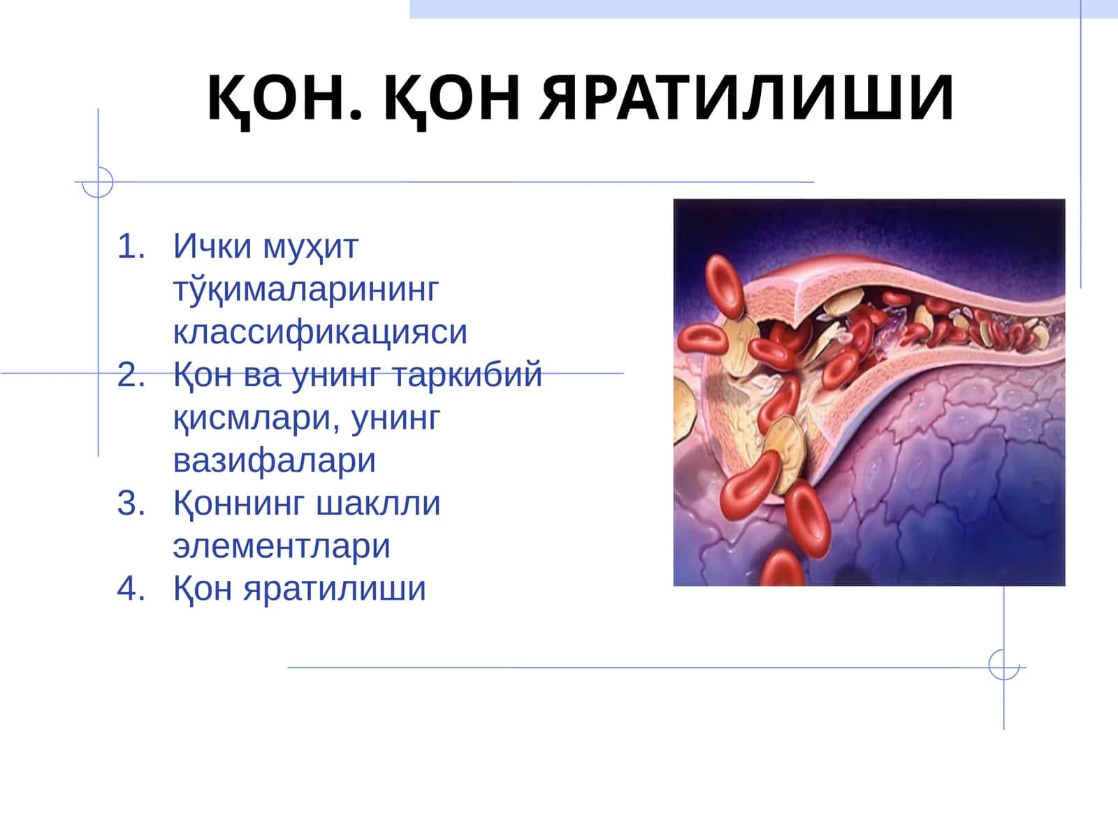 ҚОН ЯРАТИЛИШИ