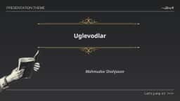 Uglevodlar