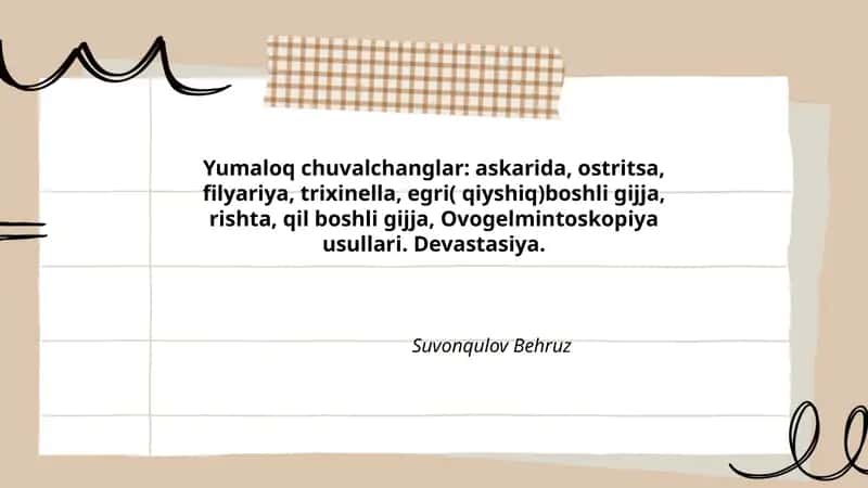 Yumaloq chuvalchanglar