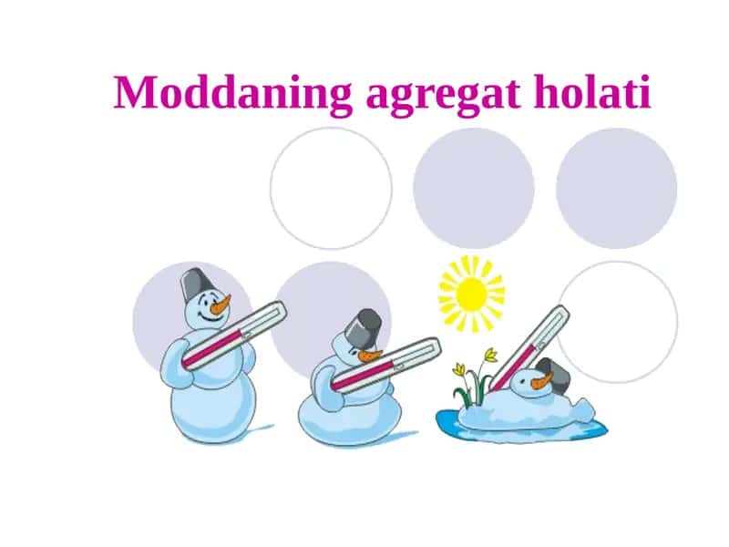 Moddaning agregat holati