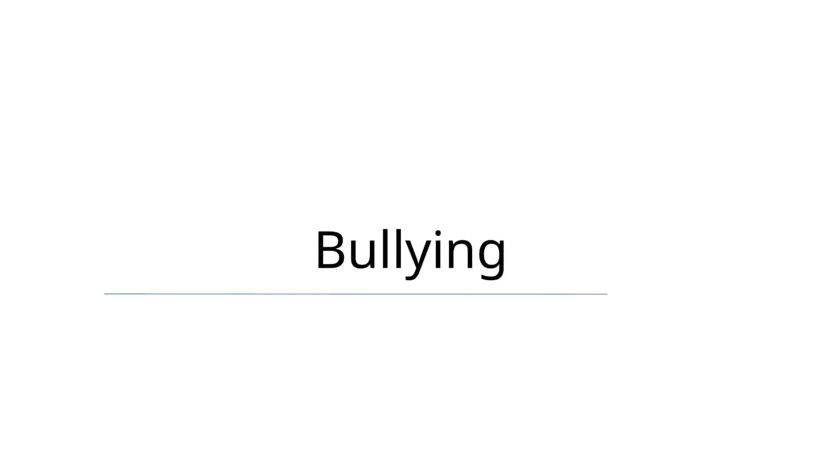 Bullying