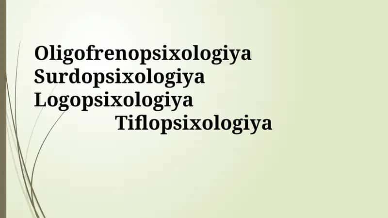 Aqliy zaiflik psixologiyasi