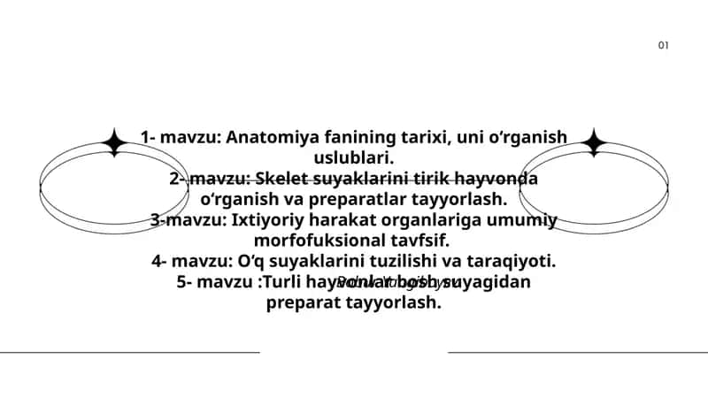 Anatomiya fanining tarixi, uni o‘rganish uslublari
