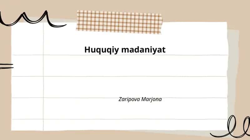 Huquqiy madaniyat