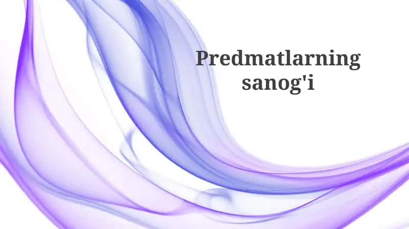 Hisobning tarixi va asoslari