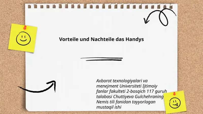 Vorteile und Nachteile das Handys