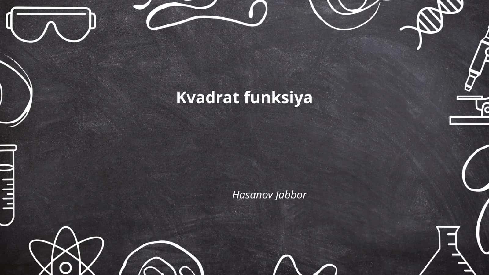 Kvadrat funksiya