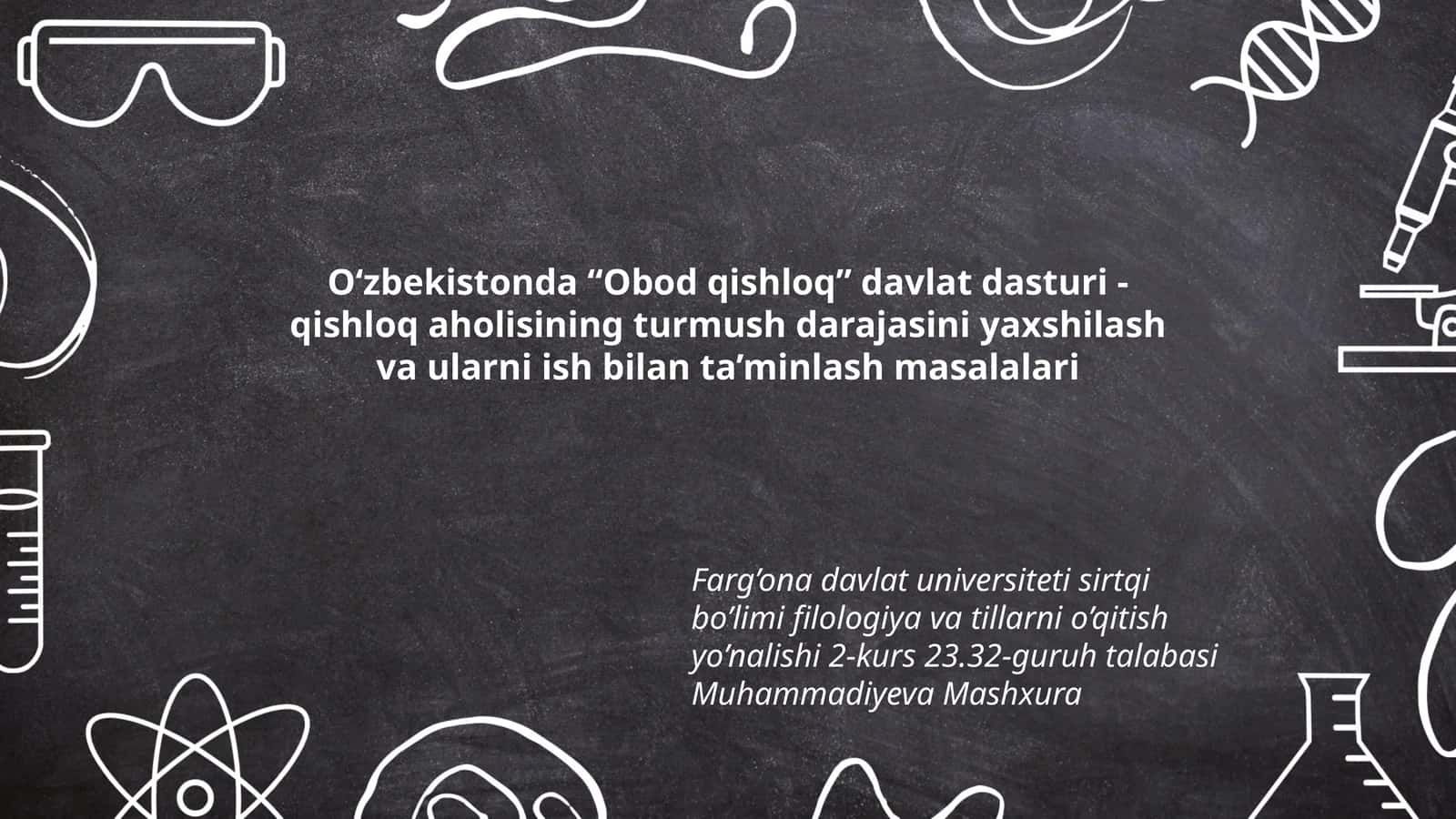 Obod qishloq davlat dasturi