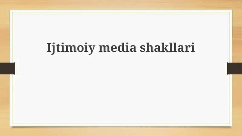 Ijtimoiy media platformalari